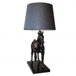 Lampa stołowa deco Horse czarna 2